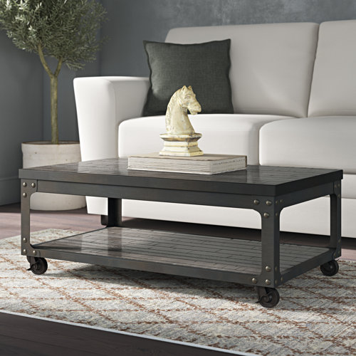 Greyleigh™ Glastonbury Lift Top Wheel Coffee Table with Storage